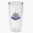 First Mate 16 oz Insulated Beverage Tumbler, Clear