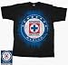 Club Deportivo Social Y Cultural Cruz Azul Mexico Professional First Division Soccer Futbol Team League Distressed Adult Black T-Shirt