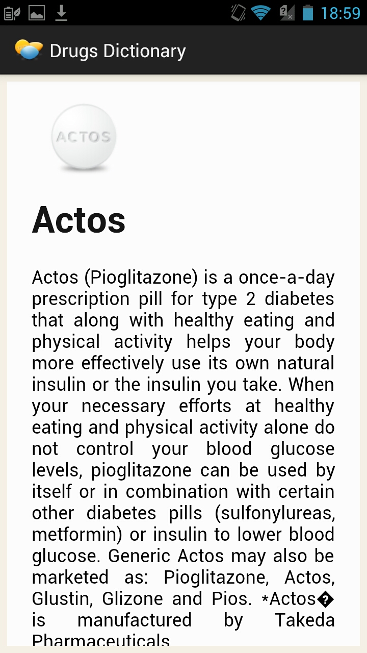 Drugs Dictionary Appstore for Android