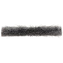 Norton Medium Face Wire Wheel Brush, Round Hole, Carbon Steel, Partial Twist Knotted