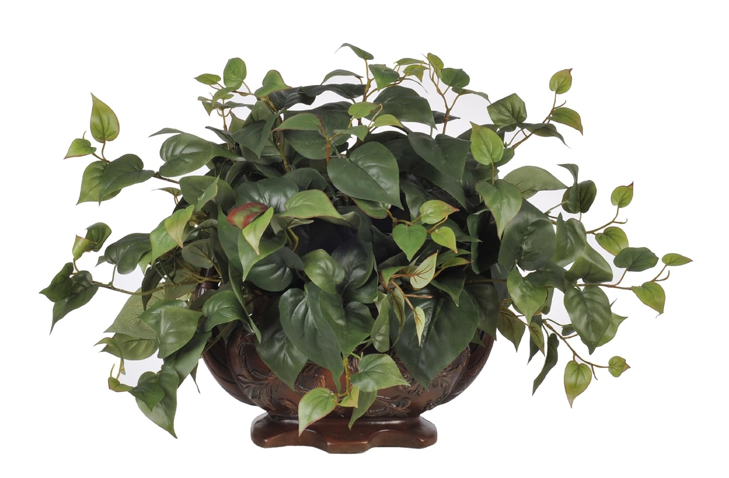 Artificial Philo in Brown Genie Vase Artificial Plants On Sale dfururjaa
