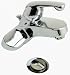 Chrome Single Handle Lavatory Faucet with Popup