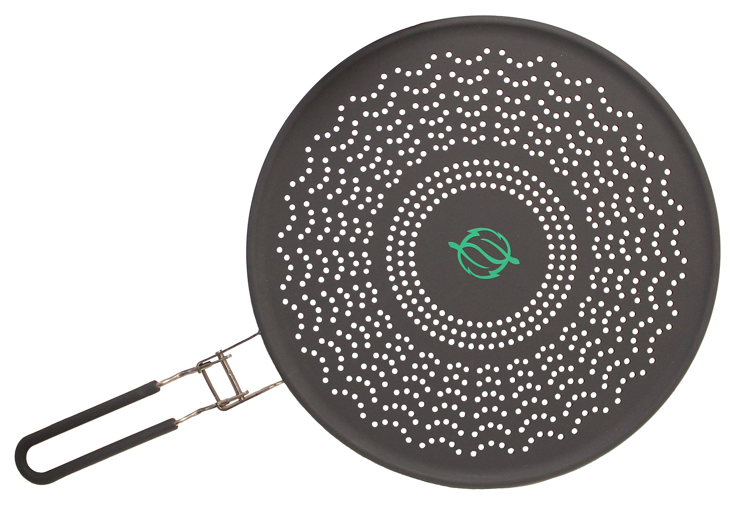 Grey Silicone Splatter Screen For Pan, Grease Cover Grey Silicone Splatter Screen For Pan, Grease Cover