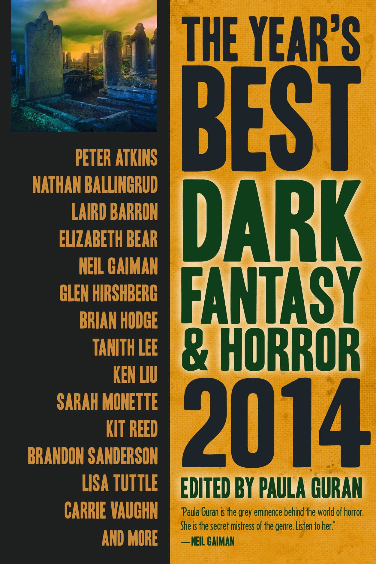 Publication The Year's Best Dark Fantasy & Horror 2014