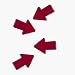 Kitchen & Housewares : Shape Up Metal Magnets - Arrows by Three by Three