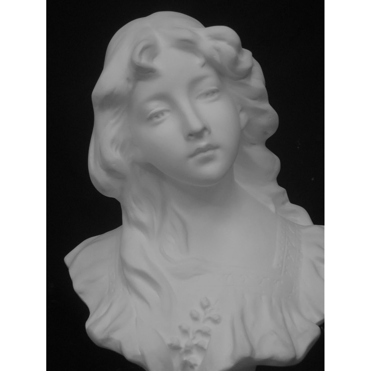 石膏像 スズラン少女(大) 38cm 石膏像百合的山