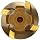 Alvord Polk 307 High-Speed Steel Counterbore, Built-In Pilot, TiN Coating, 1/32" Oversize