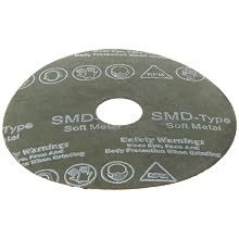 Norton Gemini Metalite F220 Abrasive Disc, Fiber Backing, Aluminum Oxide
