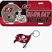 Tampa Bay Buccaneers License Plate & Key Ring Auto Set
