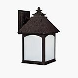 Capital Lighting - 9052RI-GD - 1 Light Outdoor Fixture GU24 Base - 18 Watt - Rustic Iron Finish