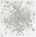 Minneapolis, MN Street Detail Metro Area ZIP Code Map, wall sized print by WorkingMap...