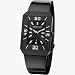 MENS KENNETH COLE STEEL BLACK DRESSY DATE WATCH KC3727