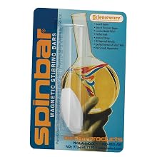 Bel-Art Scienceware Teflon (PTFE), Egg-Shaped Spinbar Magnetic Stir Bar