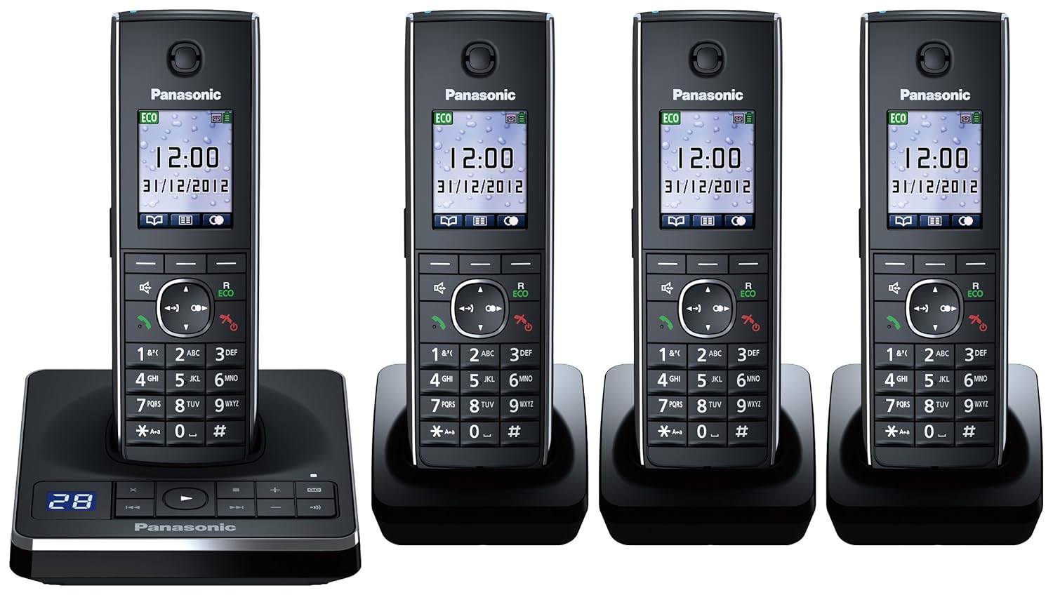 Panasonic Phone Cordless Answer Machine Telephone Digital Home DECT