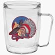 Indian Spirit 18 oz Insulated Coffee Mug, Clear