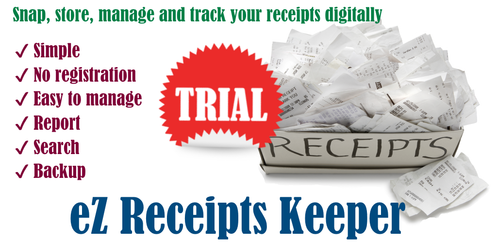 eZ Receipts Keeper Appstore for Android