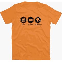 EAT SLEEP SNOWBOARD ski skiing radfahren T-Shirt S-XXL