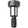 Black Oxide Alloy Steel Shoulder Screw, Hex Socket Drive, 2A Thread Class