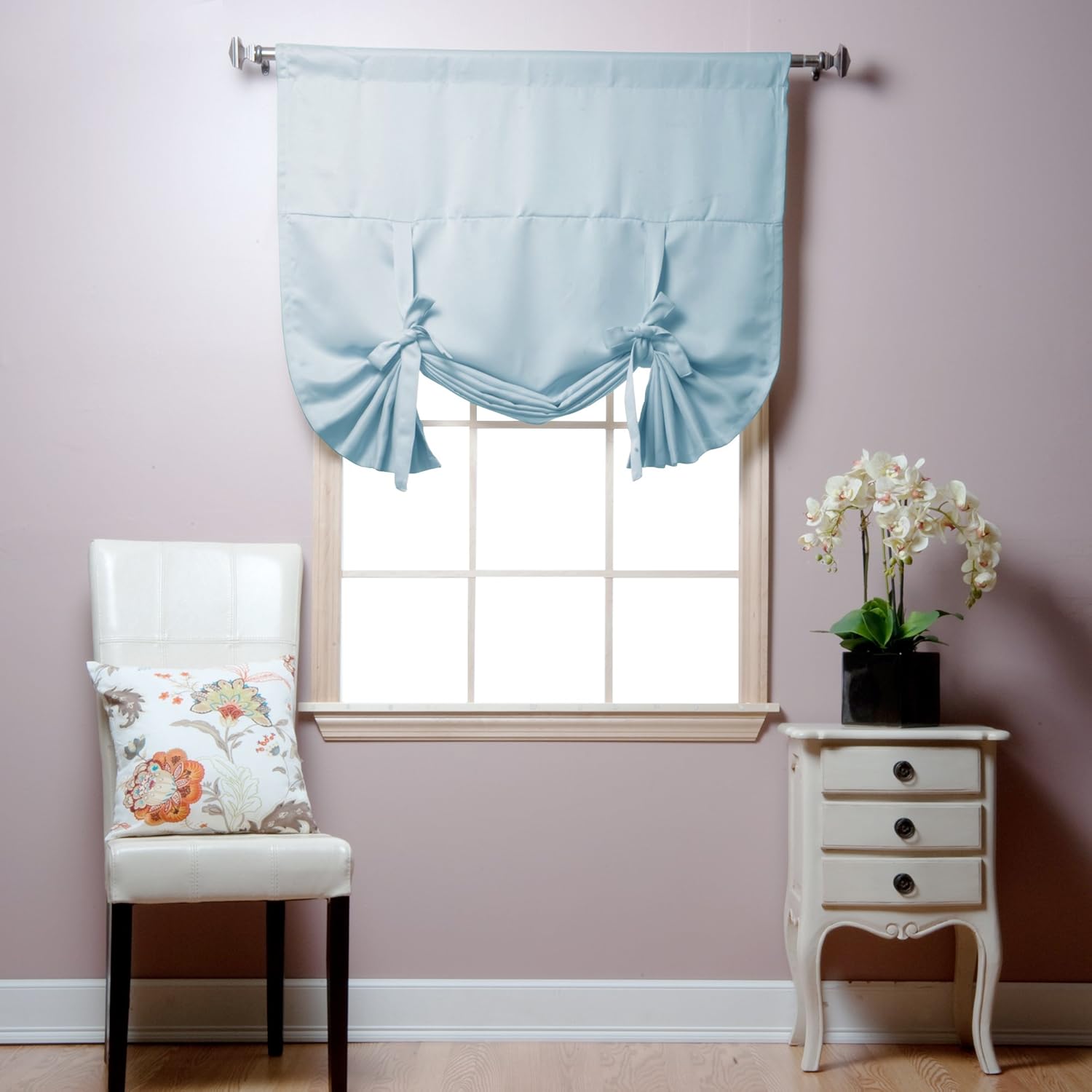 TieUp Balloon Shades Shade Solid Insulated Thermal Blackout Window Sky