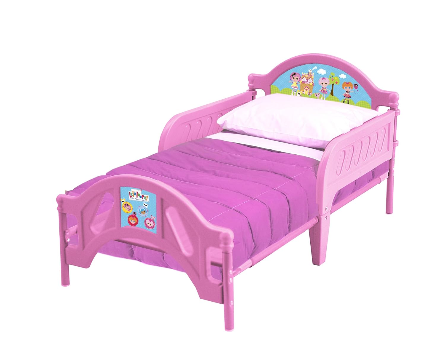 Pink Lalaloopsy Plastic Toddler Bed With Plastic And Metal Frame eBay