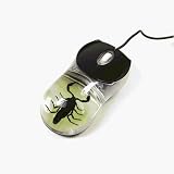 Ed Speldy East CM02 Real Bug Computer Mouse-Glow in the Dark-Scorpion