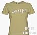 SILVER EDITION TISCHTENNIS EVOLUTION Girlie-Shirt Beige M