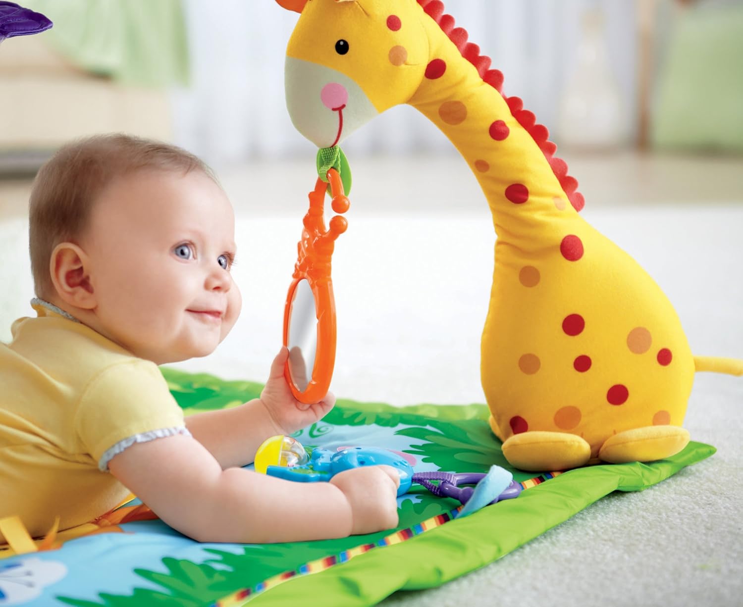 FISHER PRICE RAINFOREST JUMPEROO BABY SWING PLAYMAT ETC eBay