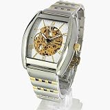 Auguste Galan MECCANIX BTTB Mens Two-tone Mechanical Skeleton Watch. Model: AG-0672 Model: AG-0771