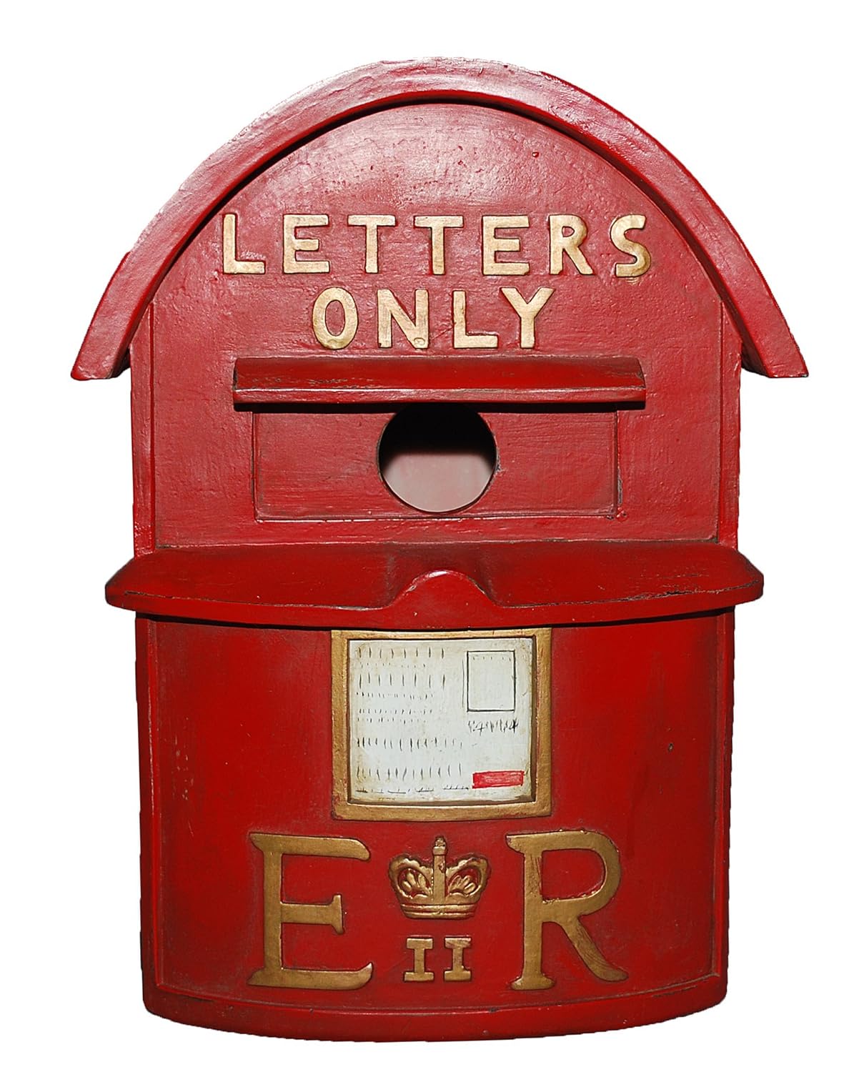 Vivid Arts D Letterbox Birdhouse Royal Mail Red Post Nesting Box Feeder