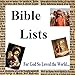 Bible Lists #1