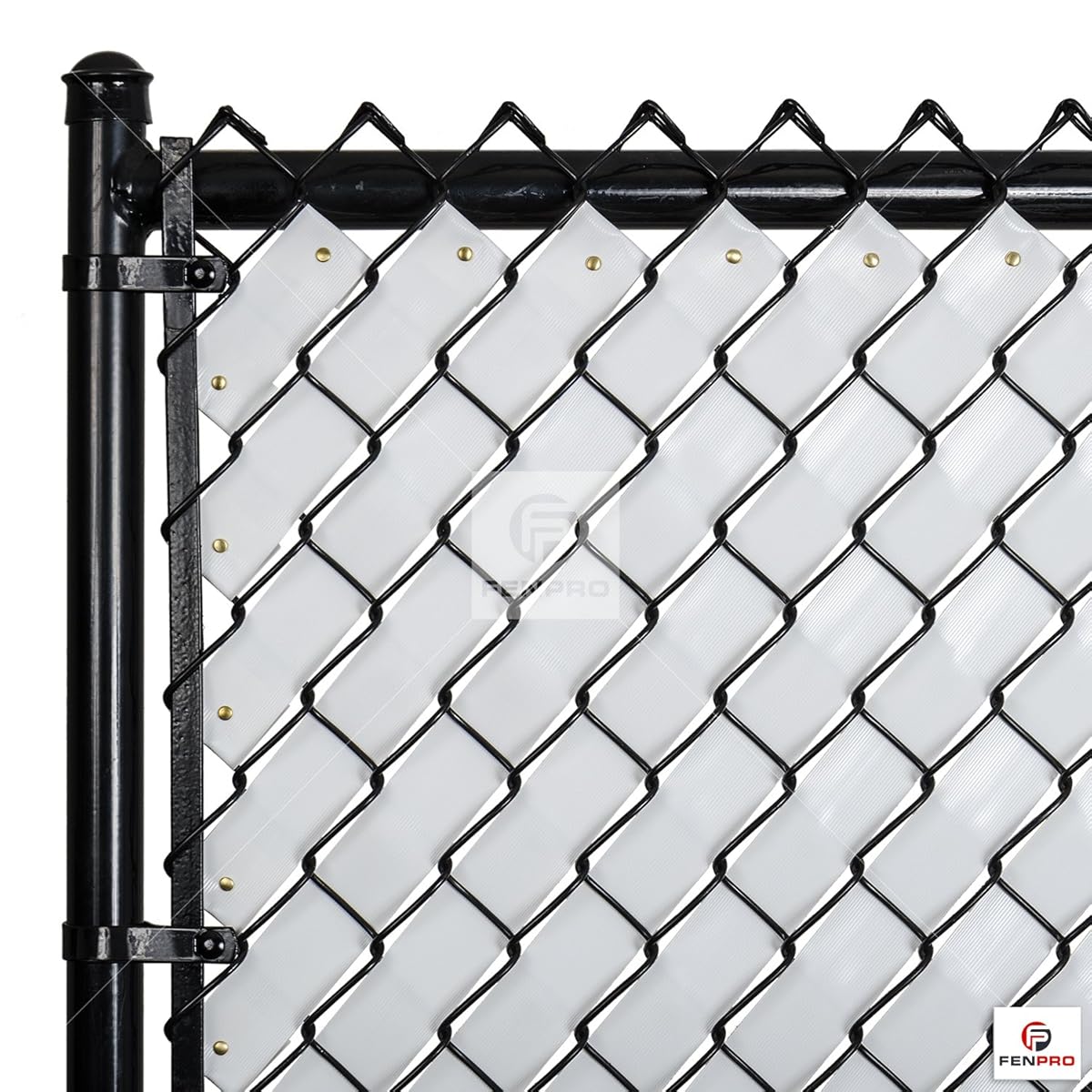 Chain Link Fence Weave (Arctic White)
