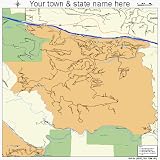 Huge Street & Road Map of Genesee, Colorado CO - Printed poster size wall atlas of your home town