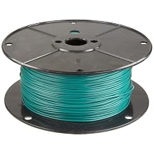 UL1015 Commercial Copper Wire, Bright, Green
