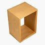 Wood Media Cube ( Holds up to 10 DVDs or 20 CDs )