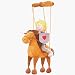 Beleduc Fabric Marrionette, Knight on Horse Marionette