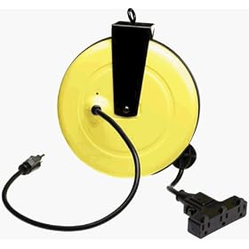 Alert Stamping 5000A-30GFCB 30-Foot Cord Reel with Circuit Breaker
