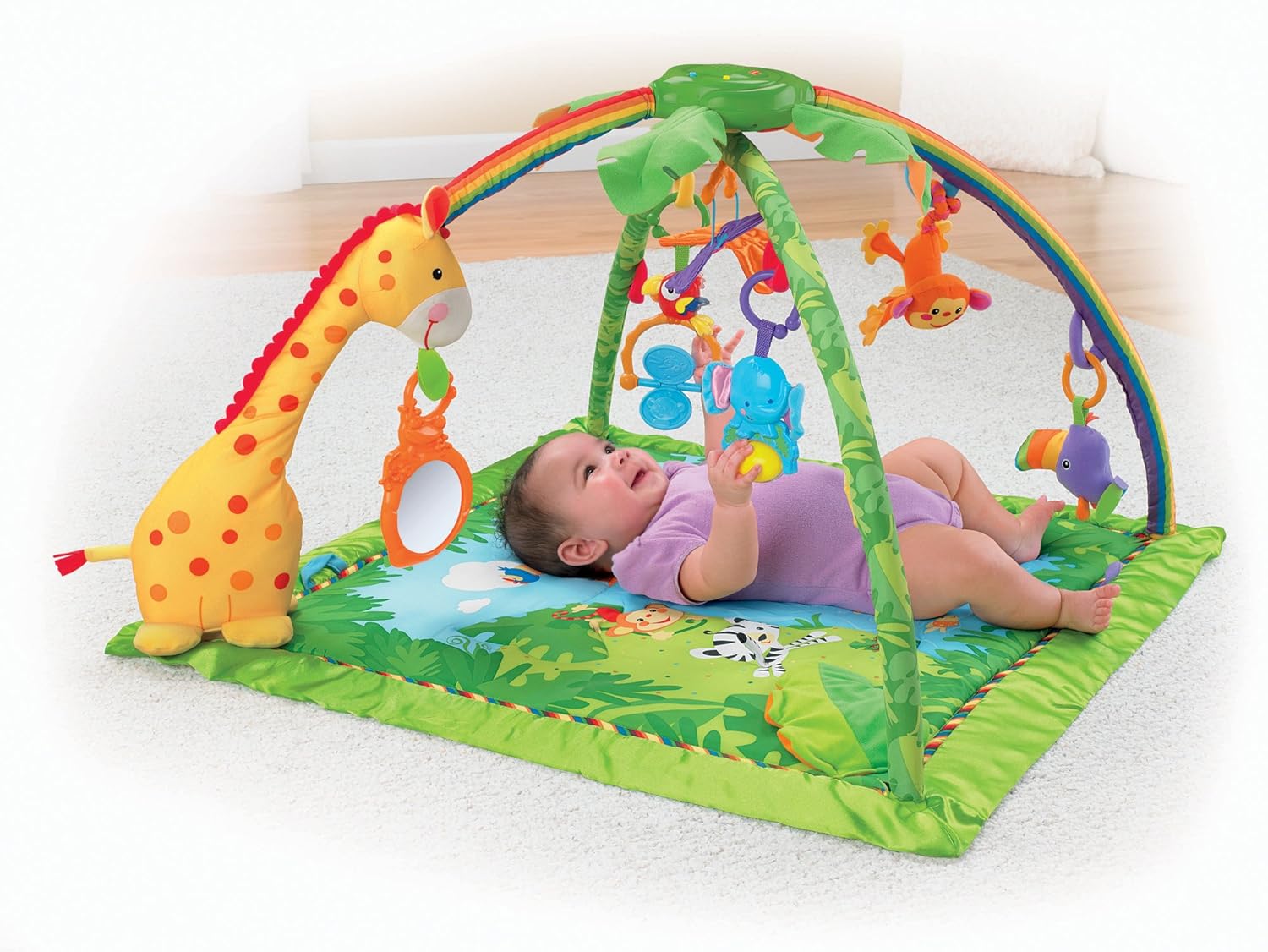 FISHER PRICE RAINFOREST JUMPEROO BABY SWING PLAYMAT ETC eBay