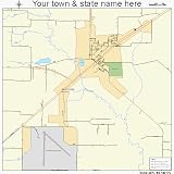 Huge Street & Road Map of Caddo Mills, Texas TX - Printed
poster size wall atlas of your home town