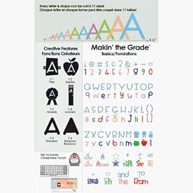 Provo Craft Circut Makin' The Grade Cartridge, Alphabet as well as Words