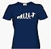 HANDBALL EVOLUTION Girlie-Shirt S-L Navy M