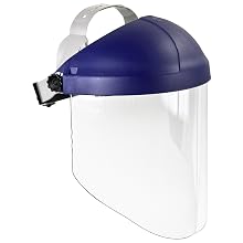 3M Ratchet Headgear H8A, Head and Face Protection 82783-00000, with 3M Clear Polycarbonate Faceshield WP96 (Pack of 1)