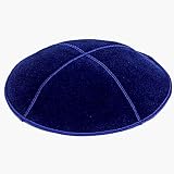Dark Royal Blue Suede Kippa S04