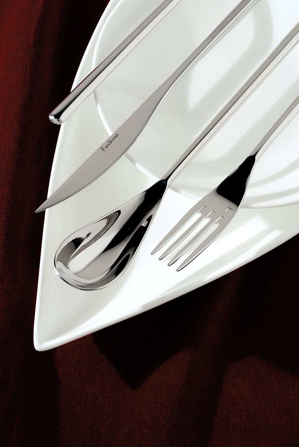 Fortessa Dragonfly 18/10 Stainless Steel Flatware Set, Service for 1, 5