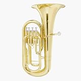 Cecilio 2Series EP-280 Gold Lacquer with Rose-Brass Lead Pipe B Flat Euphonium