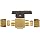 Parker 2Z-PR4-VT-B Brass Plug Valve, 1/8" CPI Compression Fitting