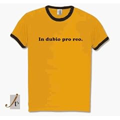In dubio pro reo. - Im Zweifelsfall f�r den Angeklagten. Ringer-T-Shirt S-XL