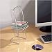 BlissHome, Interdesign, Axis, CD Holder 15 inch, Chrome