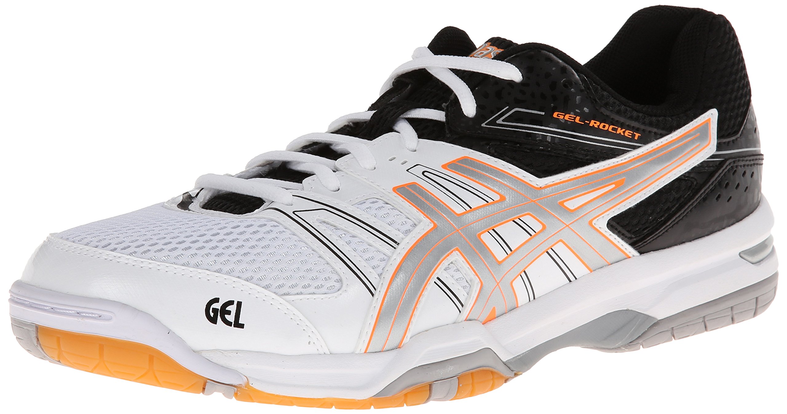 Galleon Asics Men�s GelRocket 7 Volleyball Shoe,White