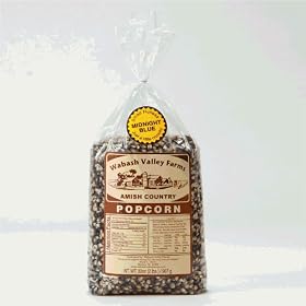 Wabash Valley Farms, 2 lbs bag of Midnight Blue Specialty Hulless Amish Popcorn