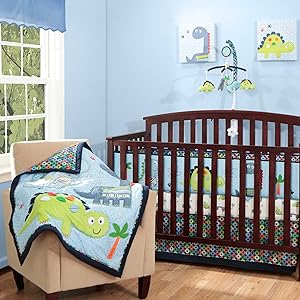 target dinosaur crib bedding